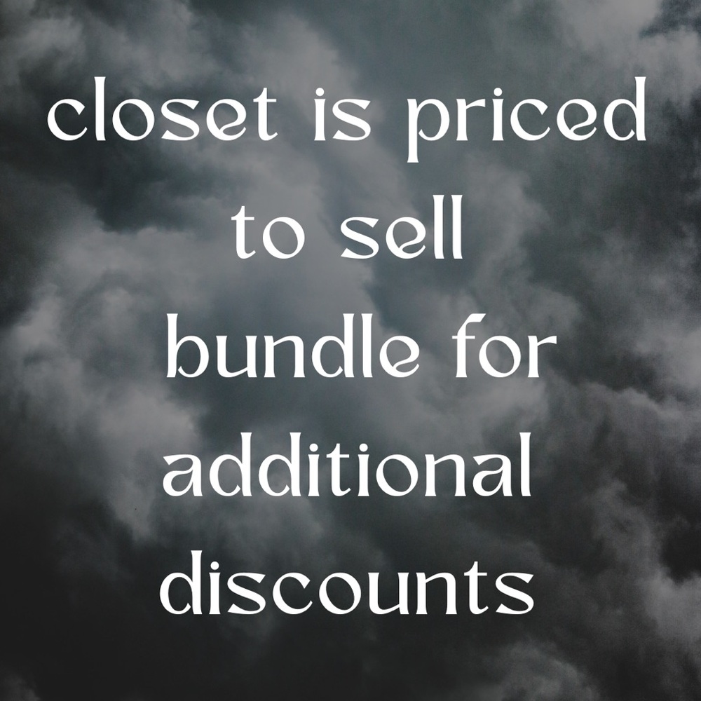 Priced to sell items